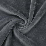 Velvet Stretch Removable Dining Chair Cover Covers Home Seat Slipcover (Dark Grey)