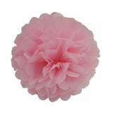 12  Tissue  Pompoms  (Pink + Hot Pink+Lilac)