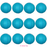 12 PCs Round Paper Lantern Paper Lanterns Lamp Shade Wedding Birthday Party