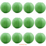 12 PCs Round Paper Lantern Paper Lanterns Lamp Shade Wedding Birthday Party