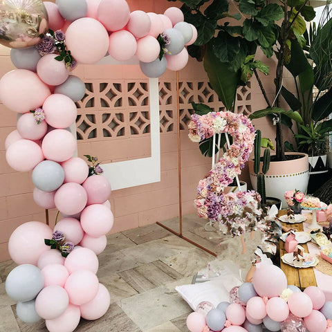 83PCs Balloon Arch  (Macaron Set)