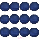 12 PCs Round Paper Lantern Paper Lanterns Lamp Shade Wedding Birthday Party