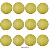 12 PCs Round Paper Lantern Paper Lanterns Lamp Shade Wedding Birthday Party