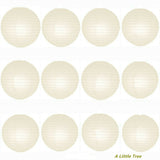 12 PCs Round Paper Lantern Paper Lanterns Lamp Shade Wedding Birthday Party
