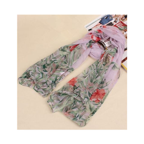 Leaf & Butterfly Scarf