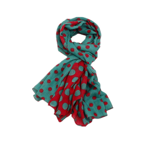 Mixed Polka Dot Scarf