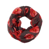 Poppy Flower Scarf