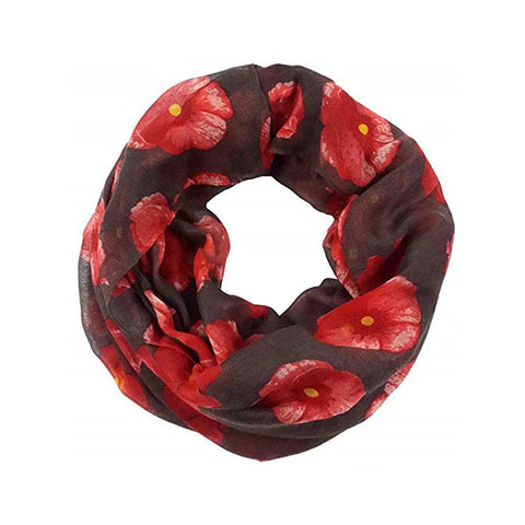 Poppy Flower Scarf