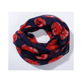 Poppy Flower Scarf