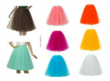 A Liittle Tree  5 Layer  Long  lady Girl Tutu Skirts