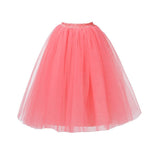 A Liittle Tree  5 Layer  Long  lady Girl Tutu Skirts