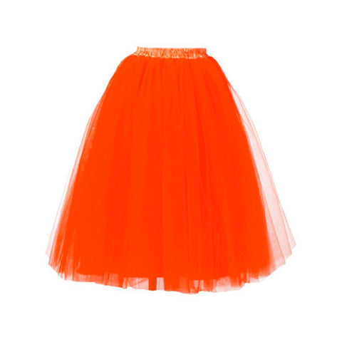 A Liittle Tree  5 Layer  Long  lady Girl Tutu Skirts
