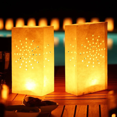 Sun Luminary Candle Bags Paper Lanterns Christmas Xmas Snowman Party Decoration (Copy) (Copy) (Copy)