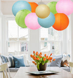 9/12  Mixed Paper Lanterns