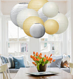 9/12  Mixed Paper Lanterns